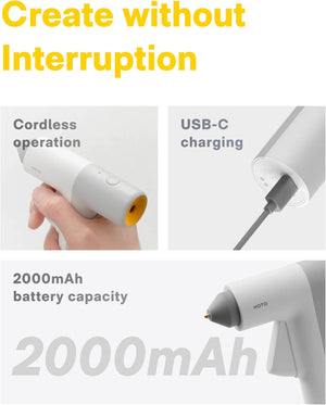 HOTO Cordless Hot Glue Gun