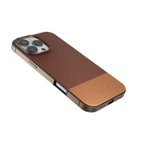 Levelo Cuir Two-Tone Leather Case for iPhone 16