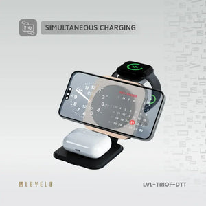 Levelo TrioFlow 3-in-1 Wireless Charger