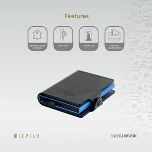 Levelo Cache Genuine Leather Wallet