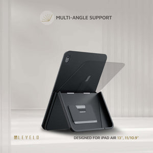 Levelo Omni 4-in-1 Case with Built-In Hand-Grip for iPad Air