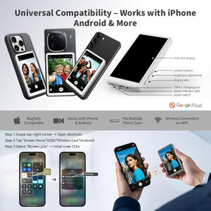 Magnetic Selfie Monitor Screen