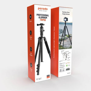 Porodo Aluminium Tripod with Ballhead