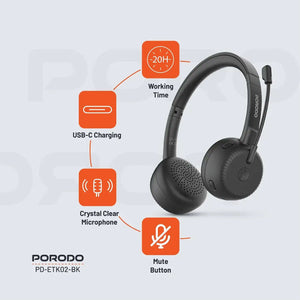 Porodo Office Wireless Headset