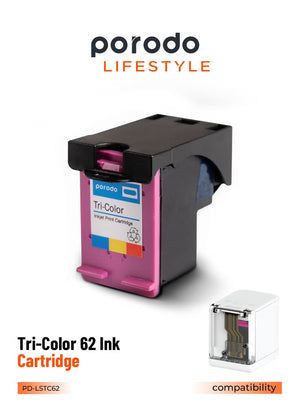Porodo Tri-Color 62 Ink Cartridge