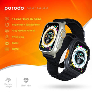 Porodo Ultra Titanium Smart Watch