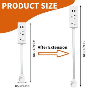 Power Socket Extender with USB