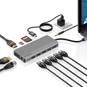 Powerology 12-in-1 USB-C Hub