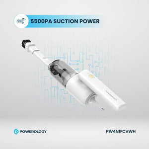 Powerology 4-in-1 180 Foldable Car Vacuum Cleaner