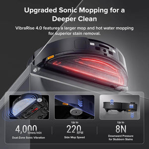 Roborock Saros 10 Robot Vacuum Black