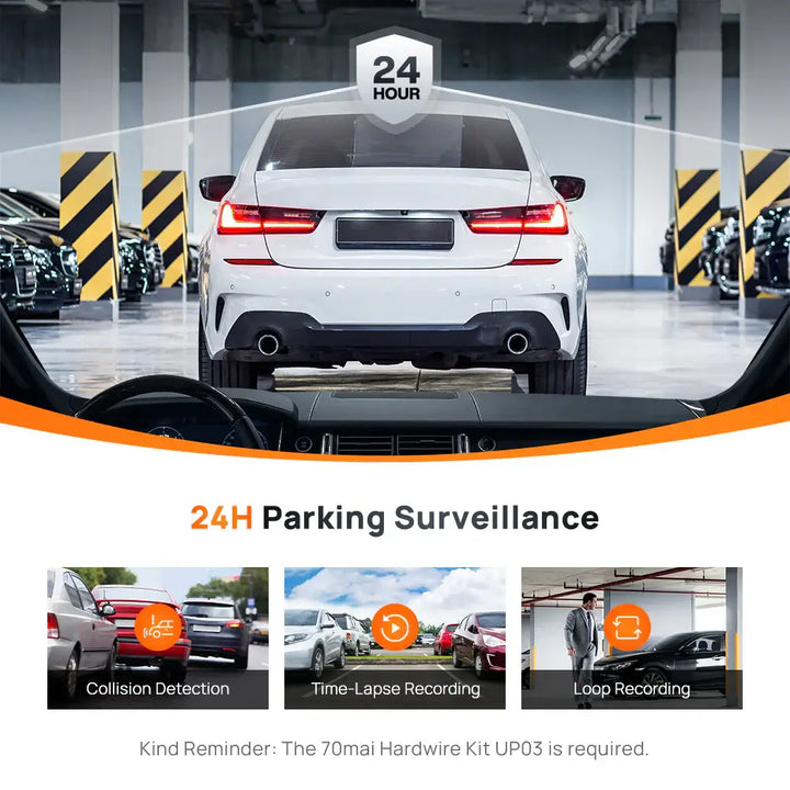  70mai A200 HDR Dual Dash Camera