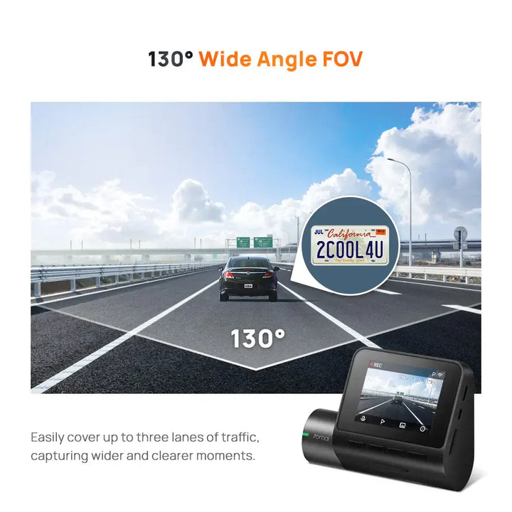 70mai A200 HDR Dual Dash Camera