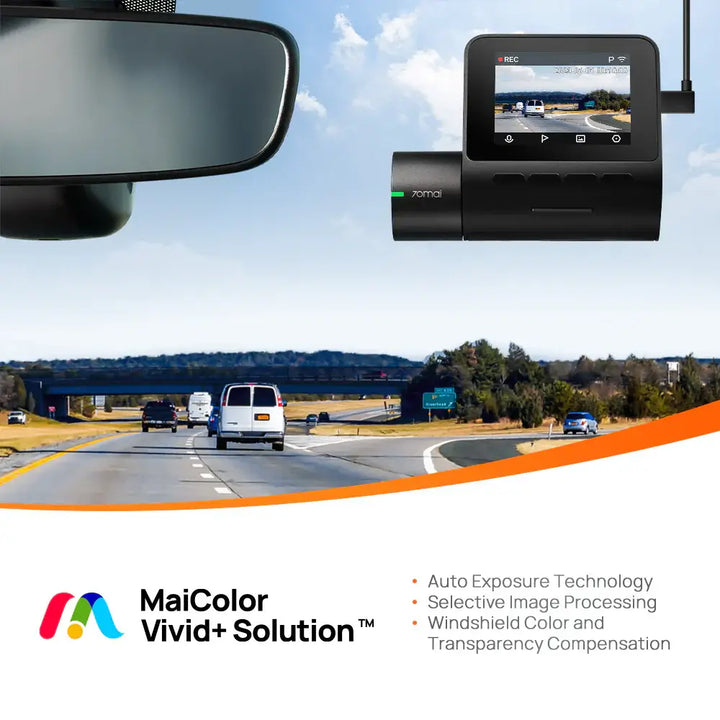 70mai A200 HDR Dual Dash Camera