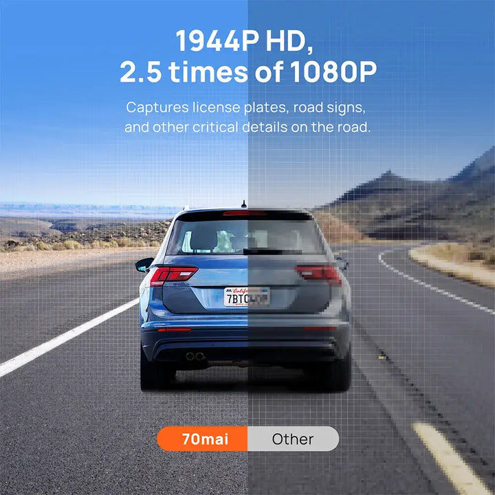  70mai A500S Dual Dash Cam