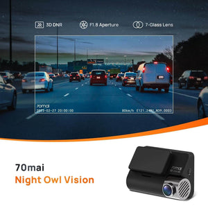  70mai A800S 4K Dual Channel Dash Camera