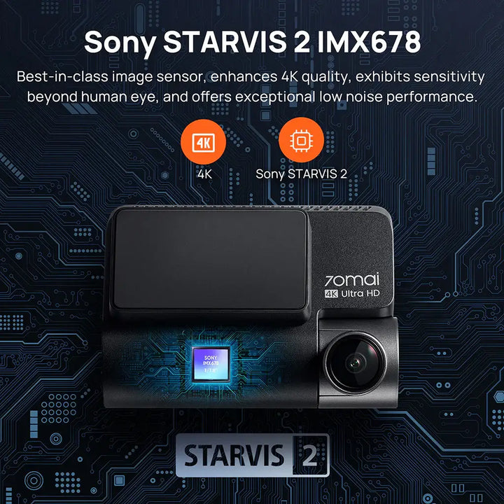 70mai New 4K Dash Cam A810-2