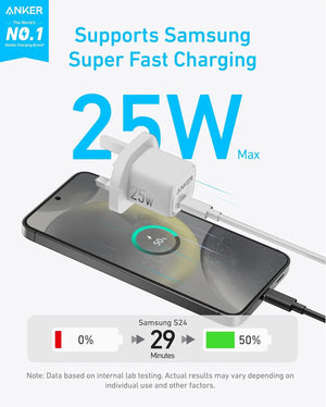  Anker 25W USB-C Foldable PPS Charger