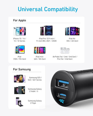  Anker 30W Car Charger