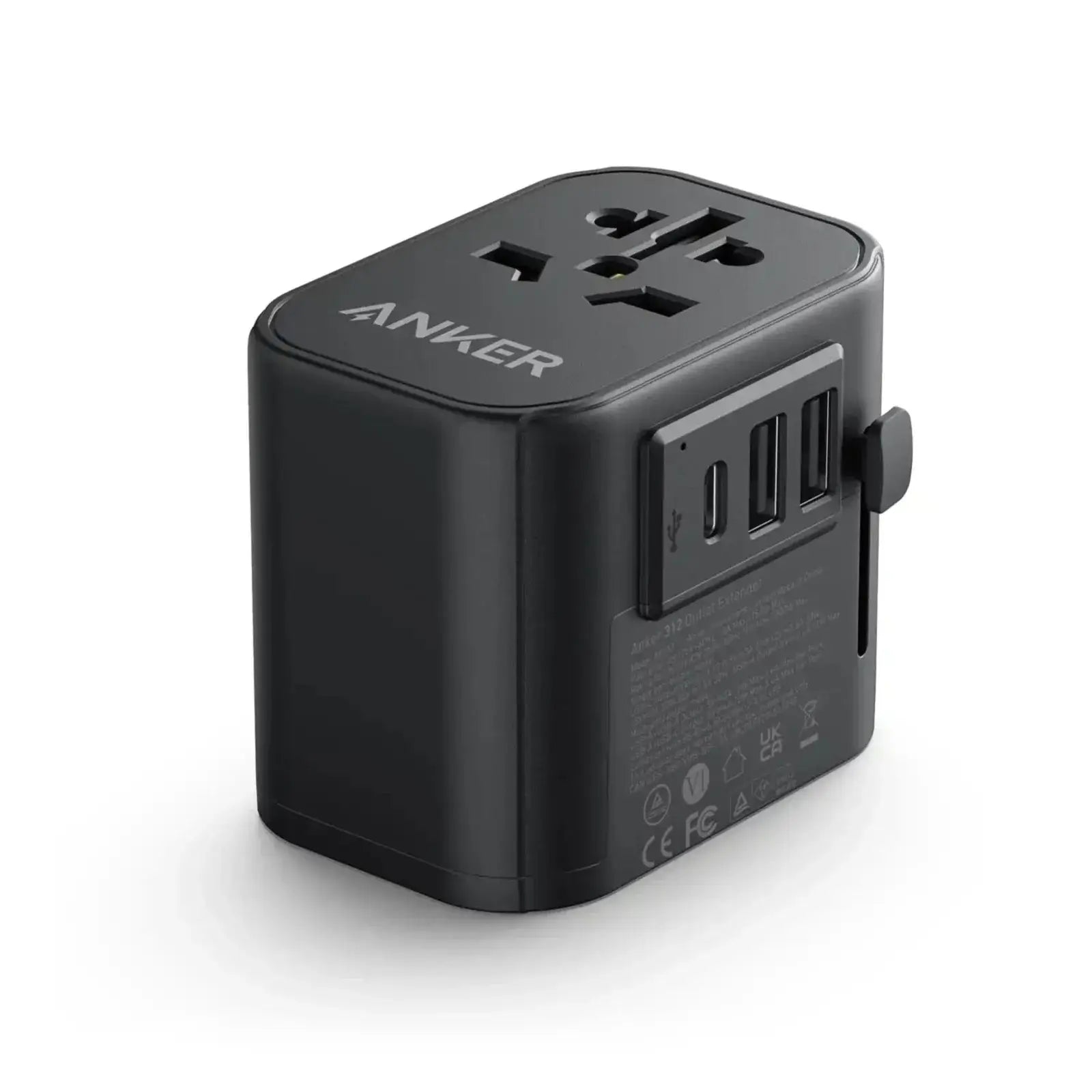  Anker 312 PowerExtend USB-C Travel Adapter