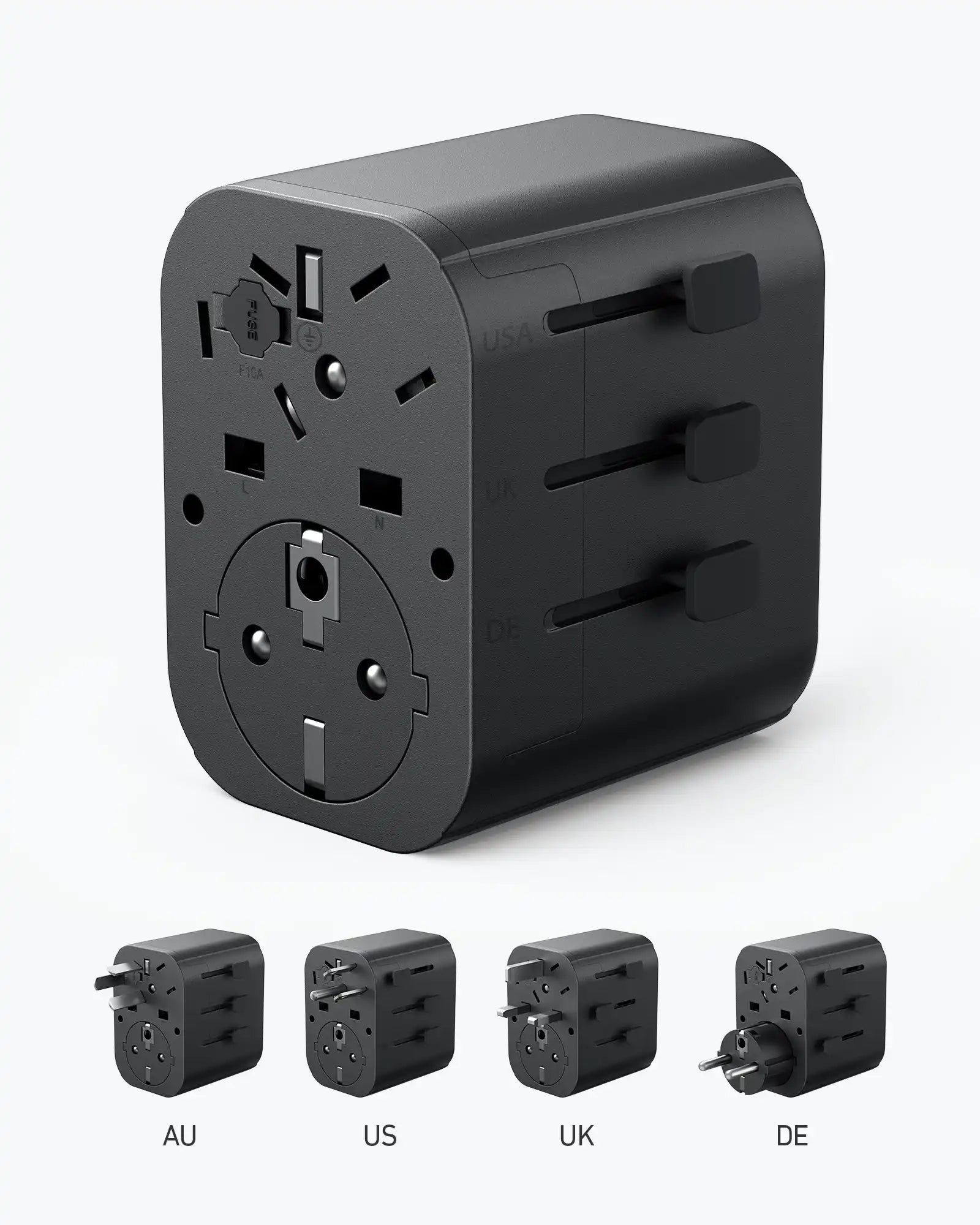  Anker 312 PowerExtend USB-C Travel Adapter