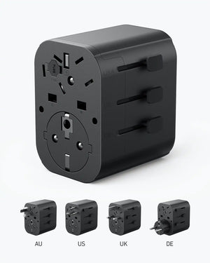  Anker 312 PowerExtend USB-C Travel Adapter