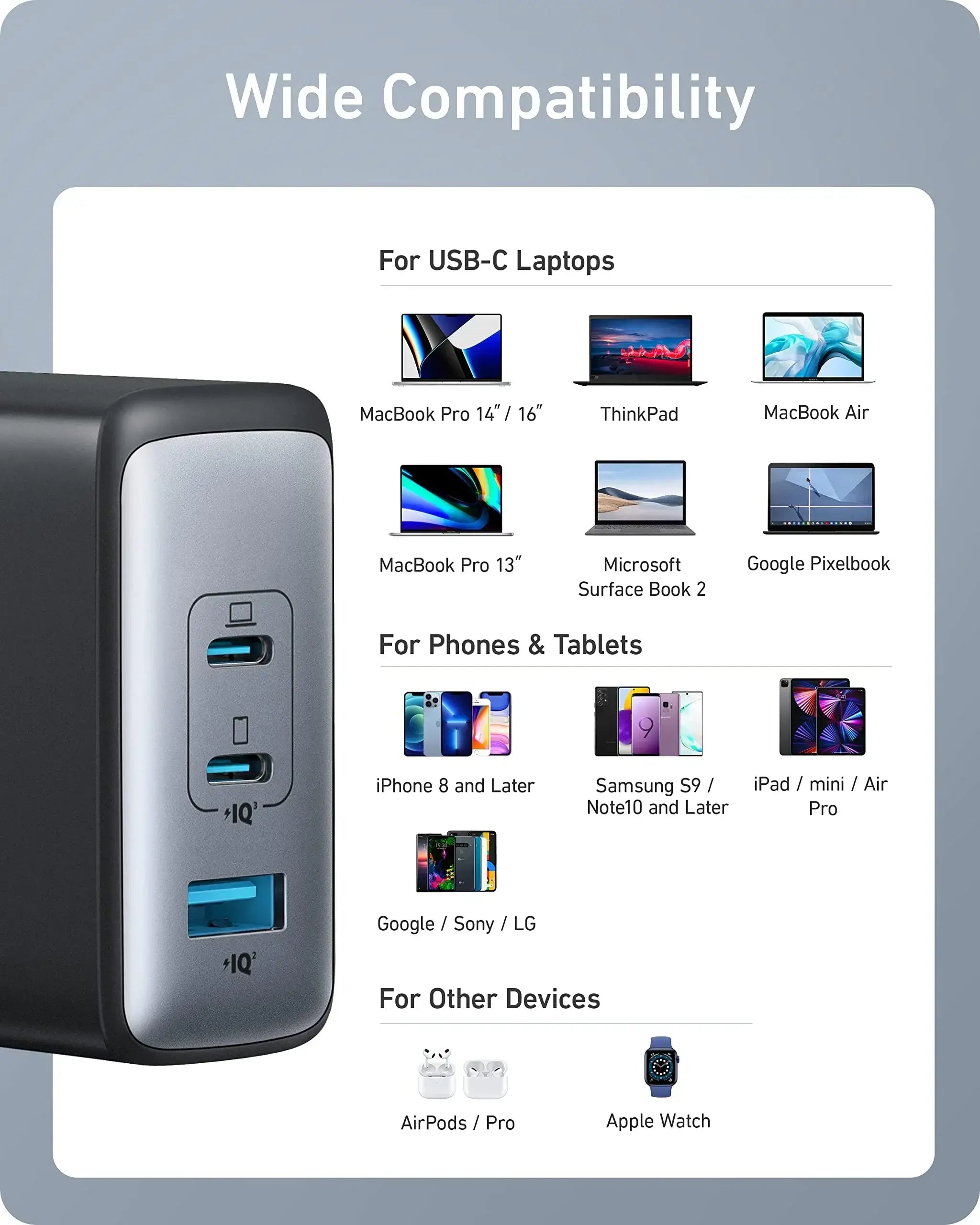  Anker 736 Charger Nano II 100W