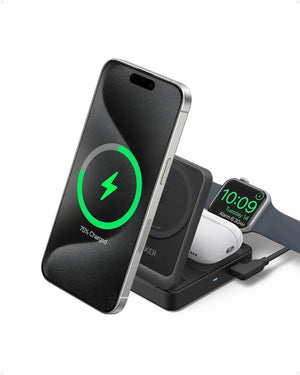  Anker MagGo 15W 3-in-1 Charging Station