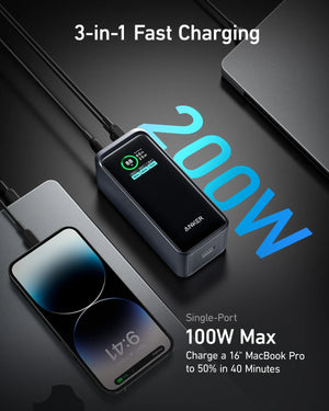  Anker Prime Power Bank 200W