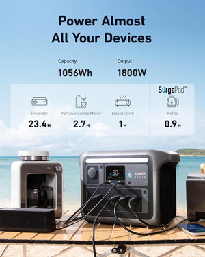 Anker SOLIX C1000 Portable Power Station