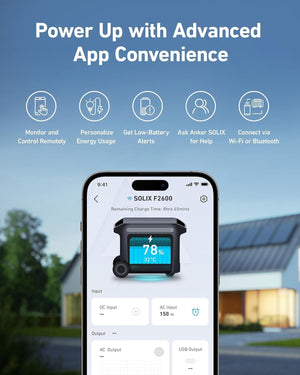  Anker SOLIX F2600 Portable Power Station