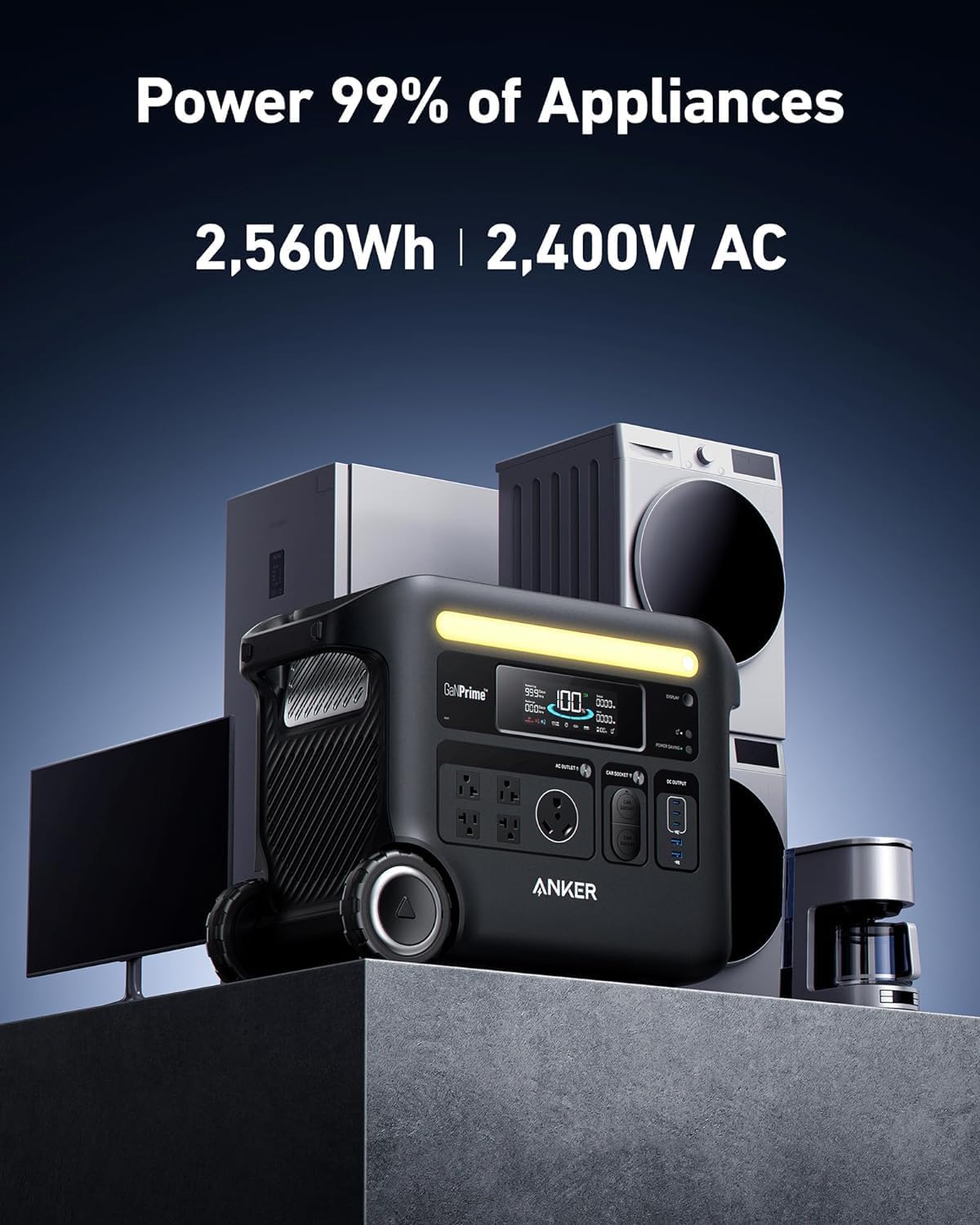  Anker SOLIX F2600 Portable Power Station