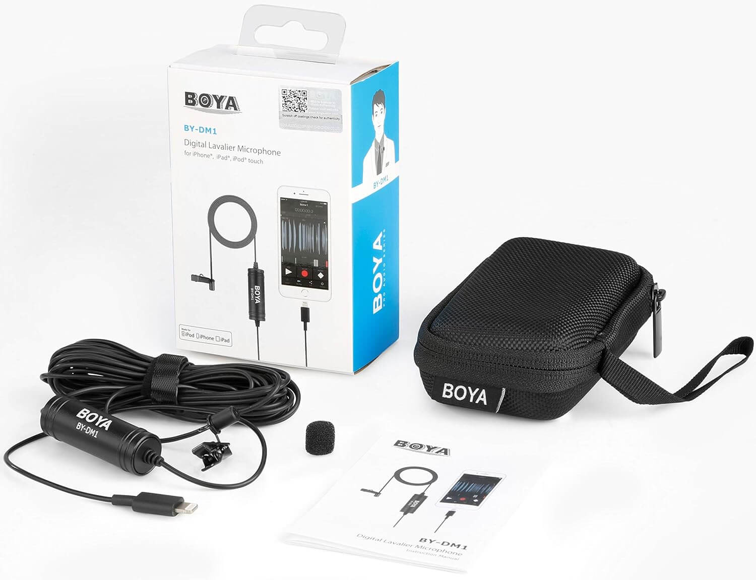  BOYA DM1 Lavalier Microphone