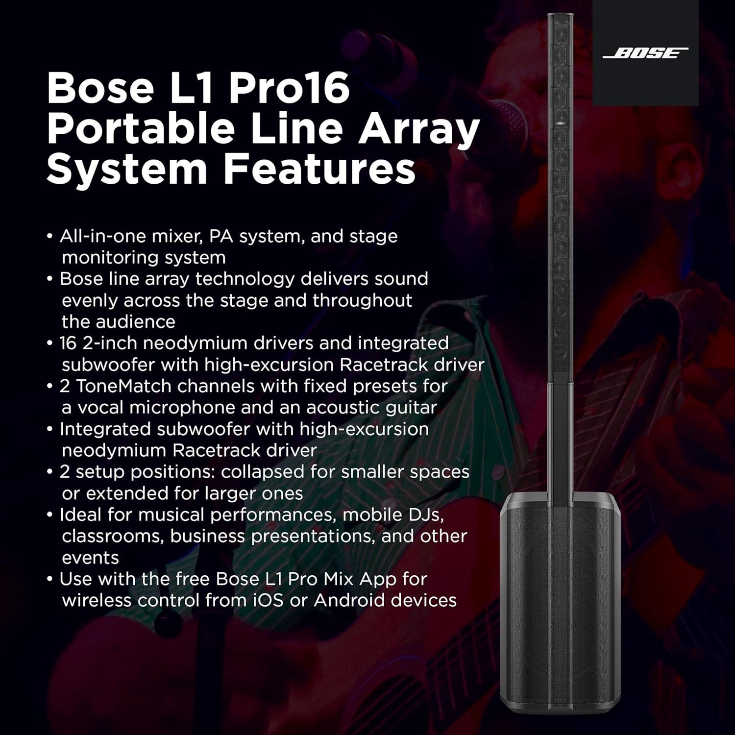  Bose L1 Pro16 Portable PA System