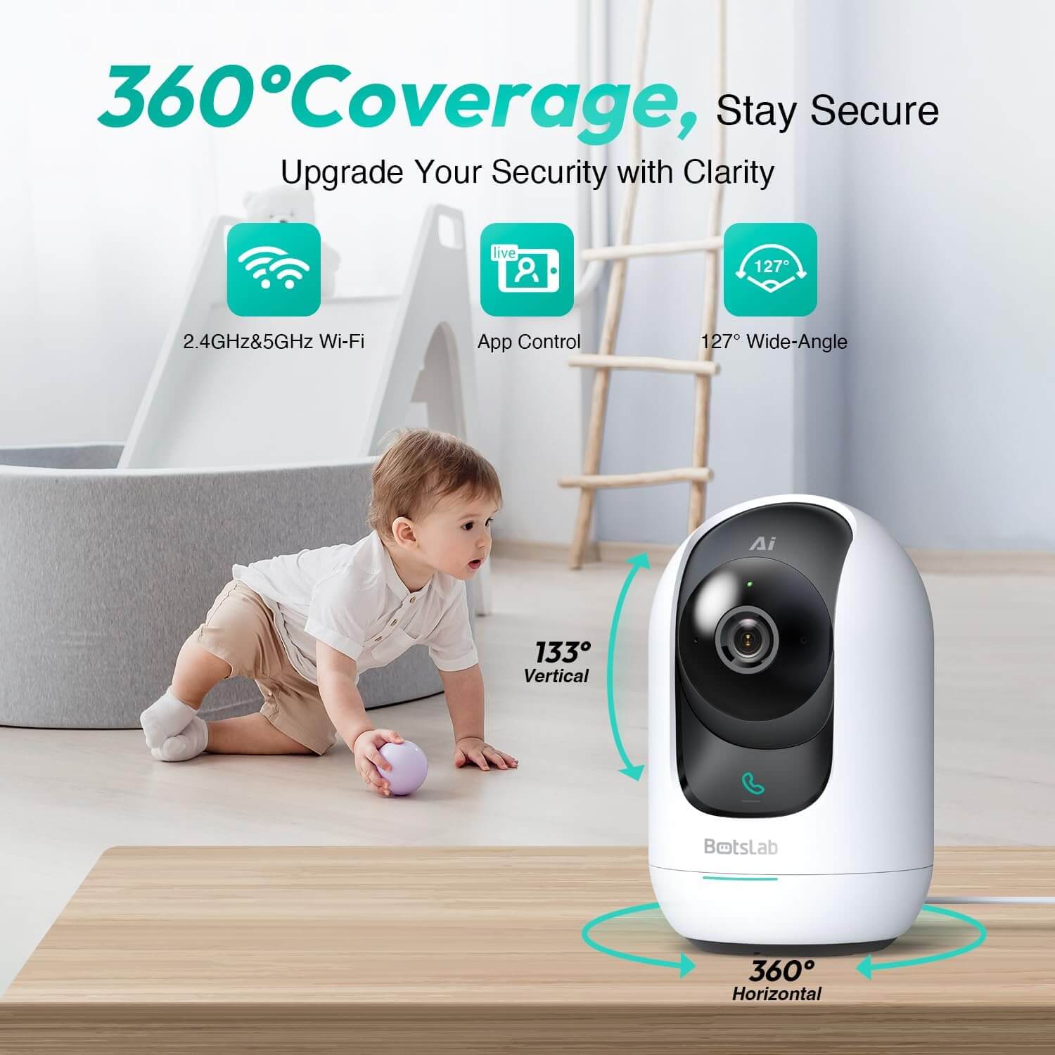  Botslab C221 360 Indoor WiFi Camera 2 Pro