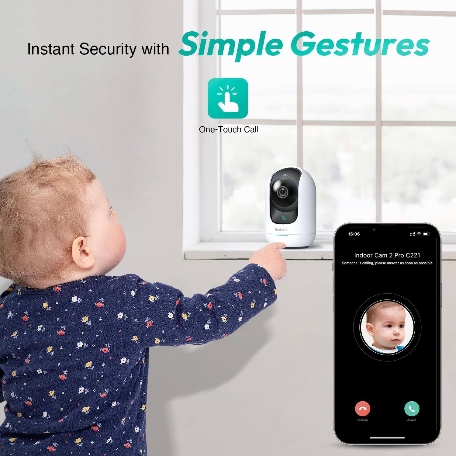  Botslab C221 360 Indoor WiFi Camera 2 Pro