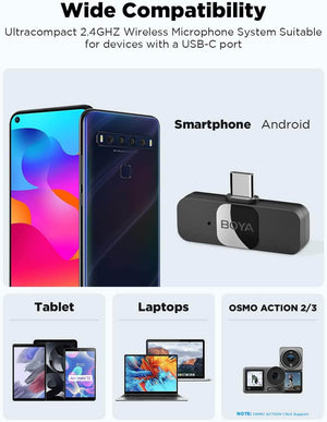  Boya BY-V20 USB-C Wireless Microphone