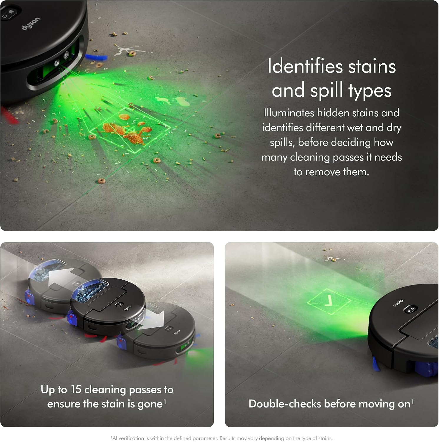 Dyson Spot+Scrub AI Wet & Dry Robot Vacuum