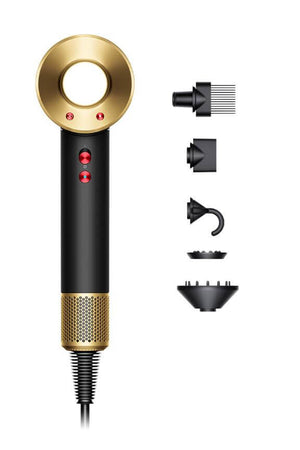  Dyson Supersonic Hair Dryer Onyx Black and Gold