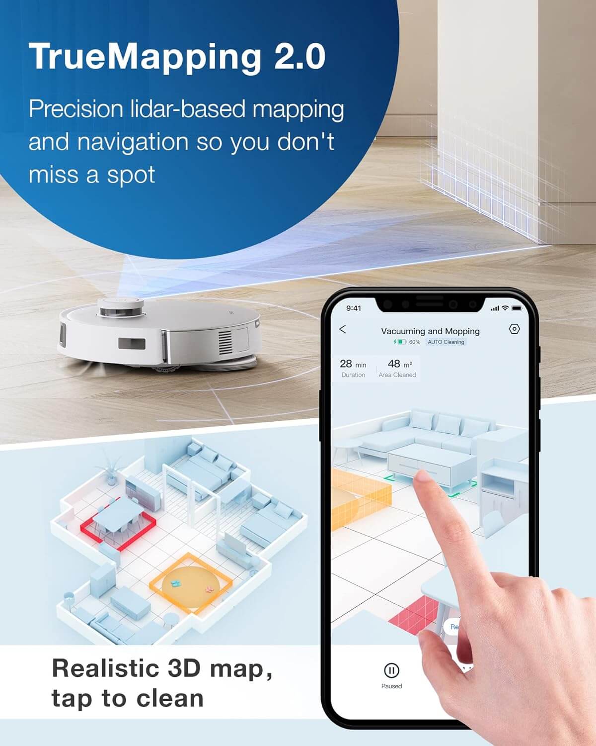  ECOVACS DEEBOT T20 Omni Robot Vacuum