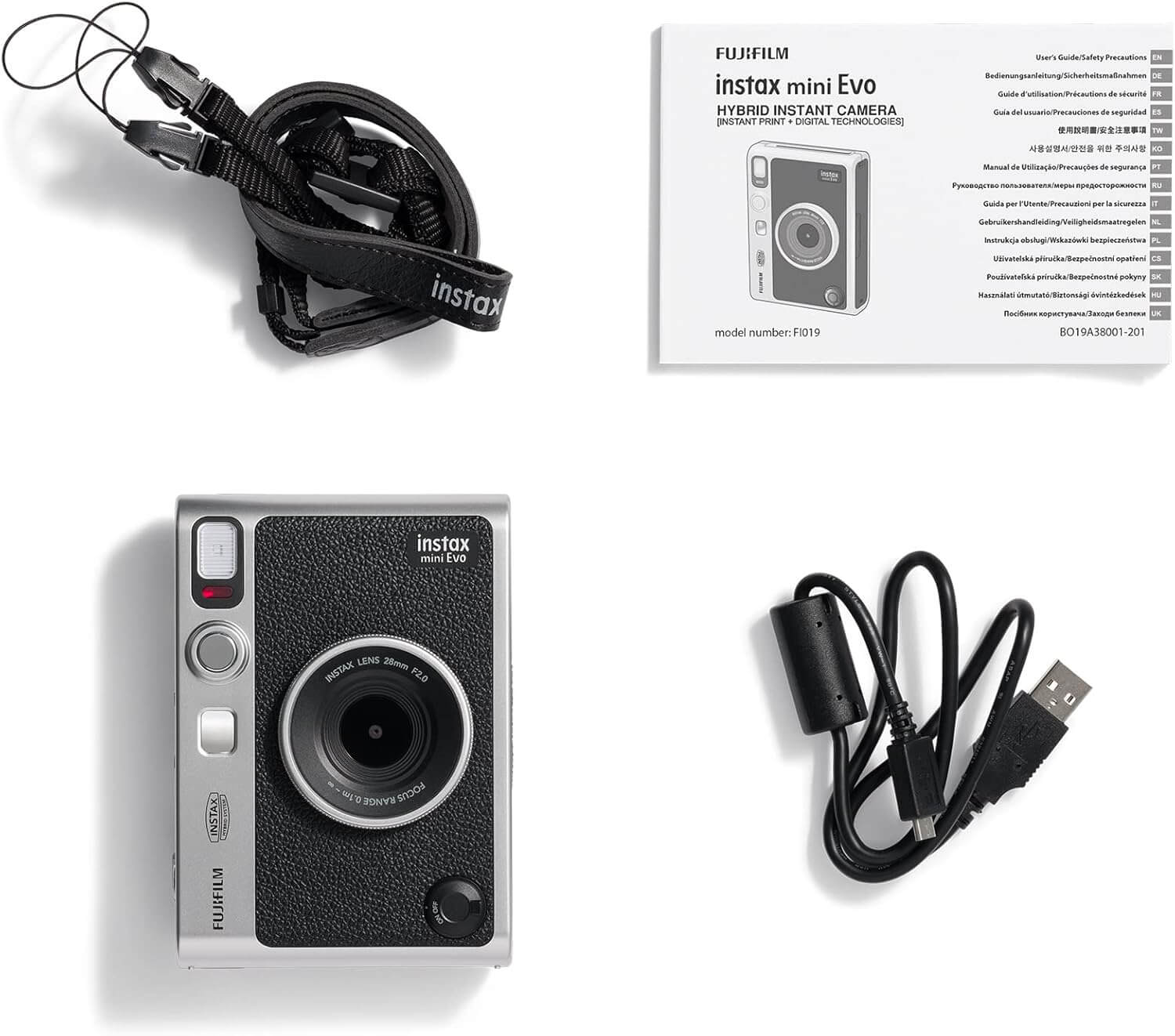  Fujifilm Instax Mini EVO Instant Camera