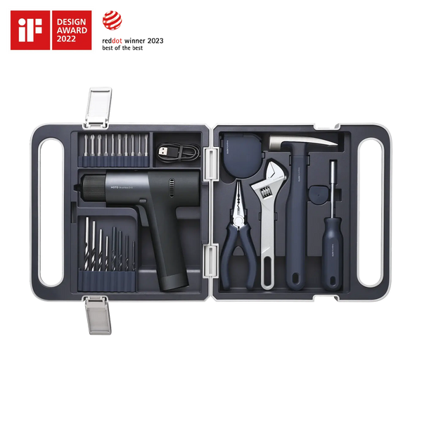 HOTO 12V Brushless Drill Tool Kit