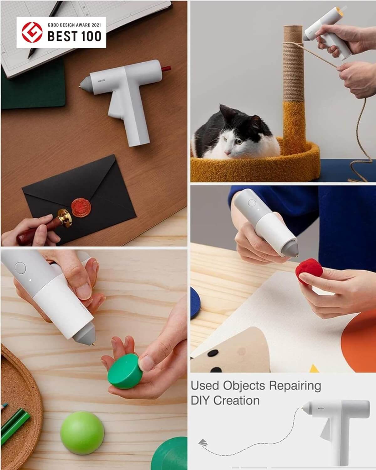  HOTO Cordless Hot Glue Gun