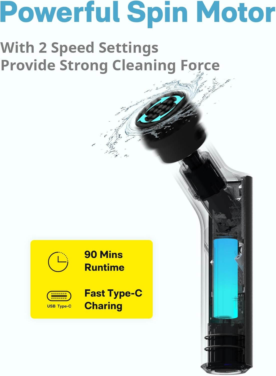 HOTO Electric Spin Scrubber