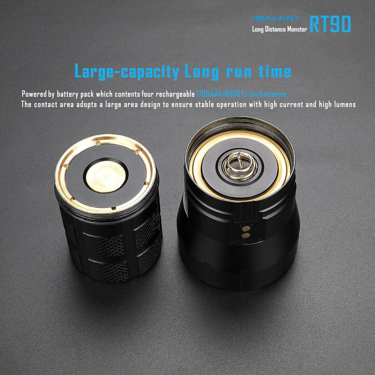  IMALENT RT90 4800 Lumens Flashlight