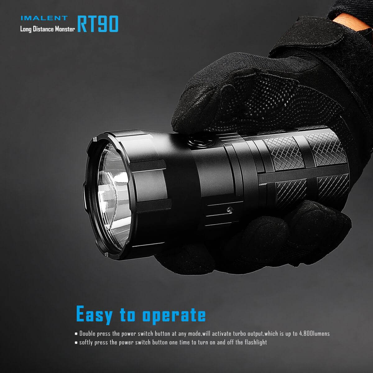  IMALENT RT90 4800 Lumens Flashlight