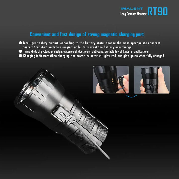  IMALENT RT90 4800 Lumens Flashlight