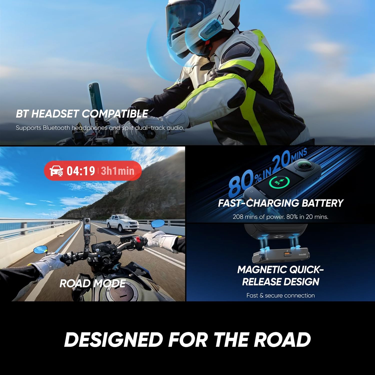 Insta360 X5 Motorcycle Bundle