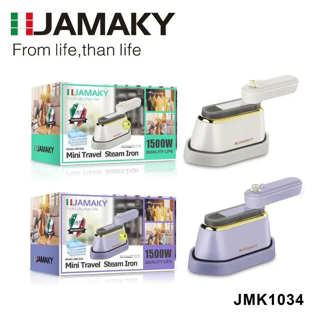  Jamaky JMK1028 Mini Travel Steam Iron