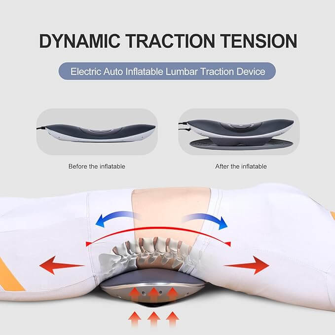  Jimugor Electric Lumbar Traction Device Massager