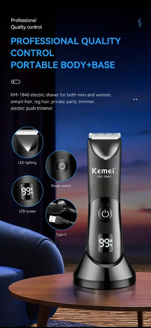  Kemei Groin Hair Trimmer KM-1840